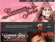 Tablet Screenshot of carmenjara.com